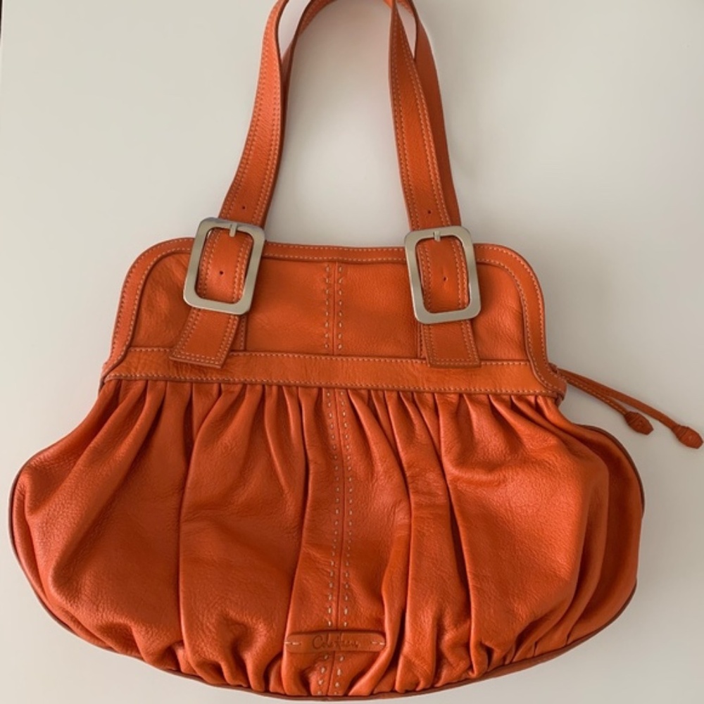 Cole Haan Orange Leather Purse